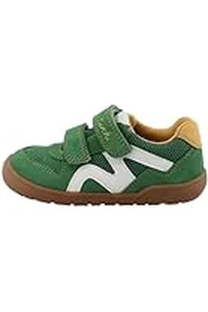 Lurchi 84L0013007, Zapatillas, dkgreen-Yellow, 28 EU Ancho