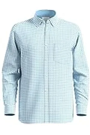 QS by s.Oliver 2141203 Camisa de Manga Larga, Corte Regular, , S Hombre