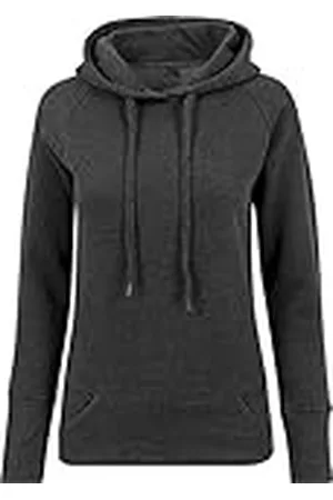 Build Your Brand By043-ladies Cuff Pockets Hoody Sudadera con Capucha, Mujer, , Extra-Small
