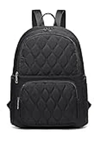 MISS LULÙ Mochila mujer de nailon, mochila mujer casual impermeable, bolso mochila mujer elegante para uso diario y viaje