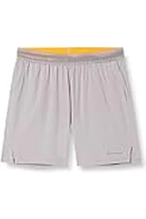 Champion Athletic C-Tech Quick Dry Stretch Color Waistband 7" Pantalones Cortos, Gris Piedra, M Hombre