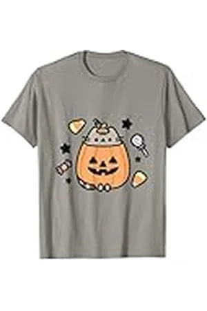 Pusheen Calabaza Halloween Camiseta Camiseta
