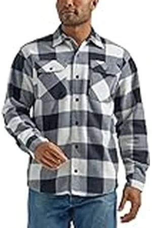 Wrangler Camiseta de Manga Larga para Hombre - Crudo - Medium