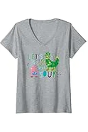 Clangers Mujer Soup Dragon Vamos a conseguir un poco de sopa retro Camiseta Cuello V