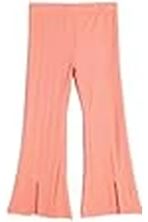 Koton Flare Trousers Slit Detail Elastic Waistband Textured, Calzoncillos niñas,