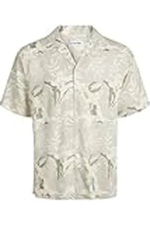JACK & JONES Jjjeff Floral AOP Resort Shirt SS Camisa, , L para Hombre