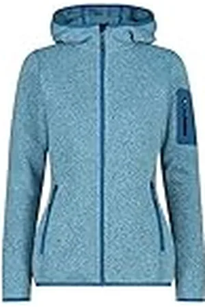 CMP Chaqueta Mujer Capucha Fija, Anís-Jade-B.Azul, XXS