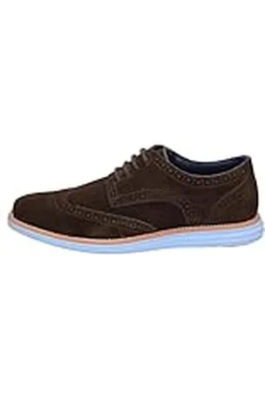 Chung Shi Hombres Sensomo I, Zapatilla de deporte, Marrón oscuro/Azul claro, 46.5 EU
