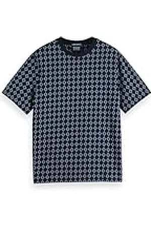 Scotch&Soda Regular Fit Mini All Over Print T-Shirt Camiseta, , M Hombres