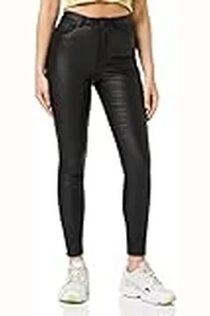 VERO MODA VMLOA HR Skinny S Coated Pant GA Noos Pantalones, , XS para Mujer