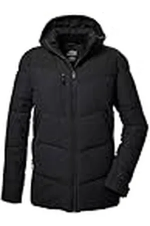 Killtec Hombre Chaqueta acolchada/chaqueta de invierno con capucha KOW 306 MN QLTD JCKT, schwarz, XXL, 41838-000