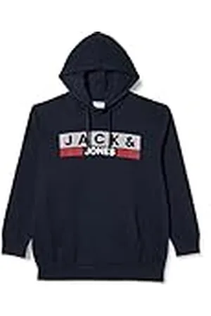 JACK & JONES PLUS JJECORP Logo Sweat Hood PLS Sudadera, , 6XL para Hombre