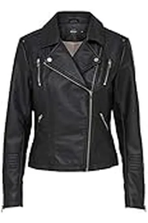 ONLY Faux Leather Jacket ONLGEMMA Faux Leather Jacket Black 38 38