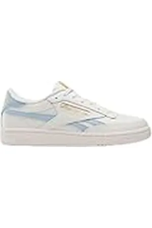 Reebok Club C Revenge, Zapatillas de Deporte, Mujer, Chalk/Chalk/SOFTBLUE, 40 EU