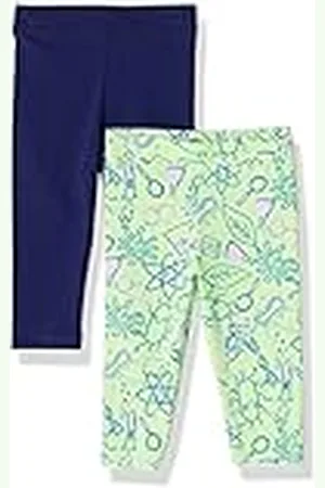 Amazon Leggings Capri (Anteriormente Spotted Zebra) Niña, Pack de 5, , 6-7 años