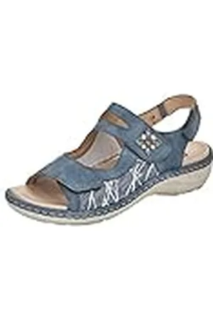Remonte D7647, Sandalia Mujer, Adria Lightblue Hellgrau Bianco 16, 42 EU
