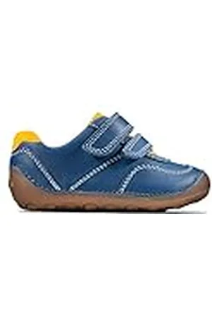 Clarks Tiny Dusk T, Zapatillas Niñas, Azul (Blue Leather Blue Leather), 18 EU