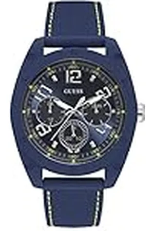 Guess Reloj Analógico para Hombre de Cuarzo con Correa en Silicone W1256G3