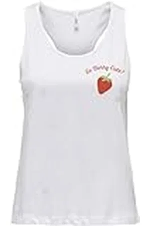 ONLY Onlhenny Life Reg S/L Tank Top Box Jrs Camiseta, , XL para Mujer