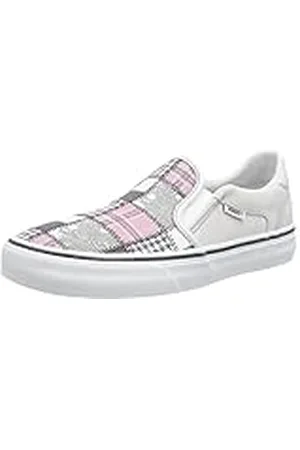 Vans Asher Deluxe, Zapatillas Mujer, Patchwork Gris Claro, 35 EU