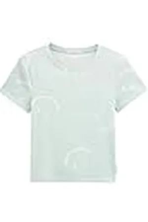 TOM TAILOR 1045203 Camiseta, 37658-Diseño de Base Verde Menta, 176 para Niñas