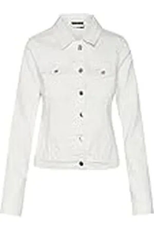 VERO MODA Vmluna LS Slim Dnm Mix Ga Noos-Chaqueta Vaquera, , XS para Mujer