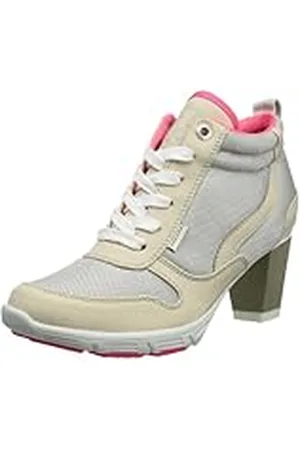 QS by s.Oliver Casual, Zapatillas Altas Mujer, Blanco-Weiß (OFFWHITE 109), 41 EU