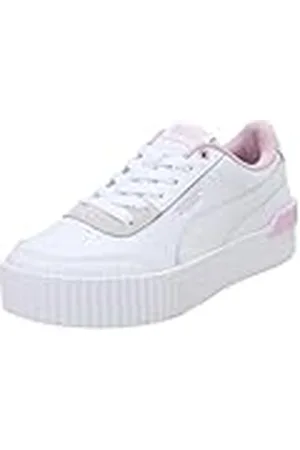 PUMA Carina Lift, Zapatillas Mujer, Multicolor White-Pink Lady, 41 EU