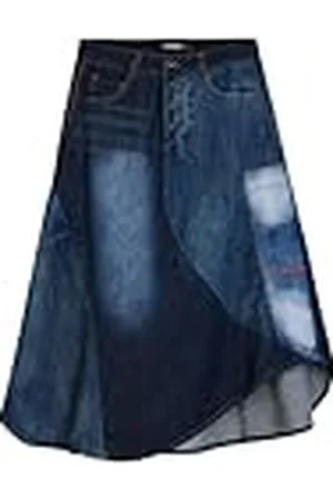 Desigual Falda denim patchwork