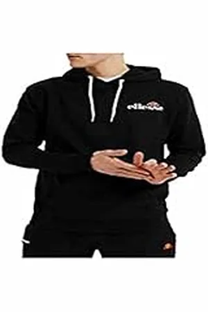 Ellesse Primero Oh Hoodie Sudadera, Hombre, Black, 2XL