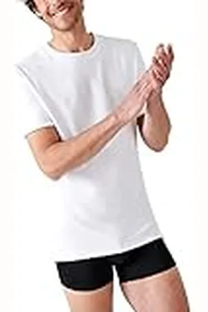 Damart Camiseta Thermolactyl de Manga Corta, muletón Cepillado, , XXL para Hombre