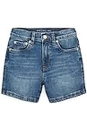 TOM TAILOR 1035192 Pantalones Cortos de Bermudas, 10152-Mid Stone Bright Blue Denim, 110 para Niñas