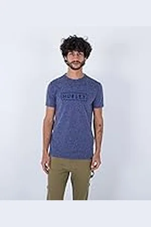 Hurley Camiseta Mangas Cortas Hombre - Oceancare Outline Textured