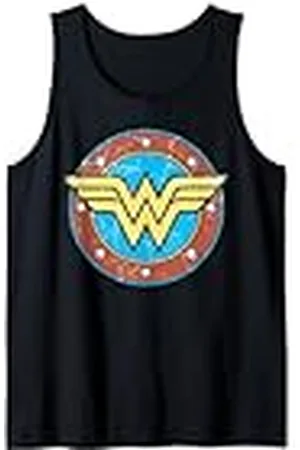 DC Comics Originals Logotipo de DC Wonder Woman en círculo desgastado Camiseta sin Mangas