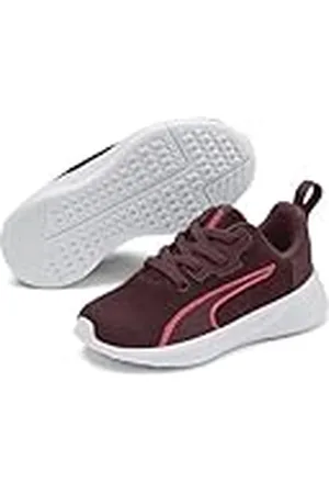PUMA Tishatsu Runner Knit AC Inf, Zapatillas de Running Unisex niños, Multicolor (Vineyard Wine-Calypso Coral White 11), 23 EU