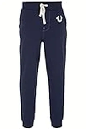 True Religion Classic Logo Jogger Sweatpant Pantalones de chándal, , Large para Hombre