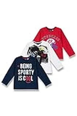 chicco Pack Camiseta con manga larga de algodòn, Camisetas Niños, , 18 meses (pack de 3)