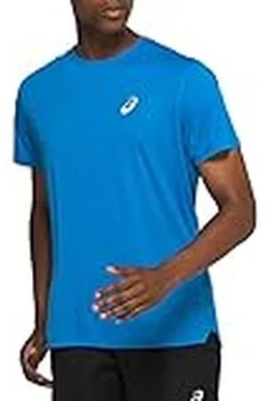 Asics 2011C341-400 Core SS Top T-Shirt Hombre Blue Tamaño S