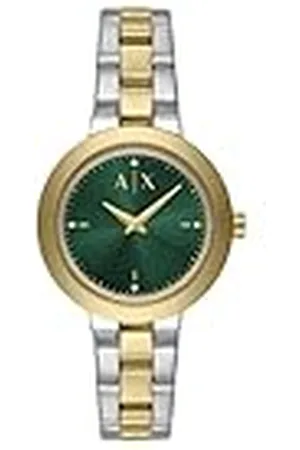 Armani Exchange Reloj Analógico para Mujeres de Cuarzo con Correa en Acero Inoxidable AX5176