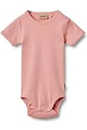WHEAT Chica Rib Body Mameluco S/S Lace Elisa GOTS certificado