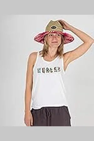 Hurley W Capri Straw Lifeguard - Gorra, Color Rojo, Talla Unica