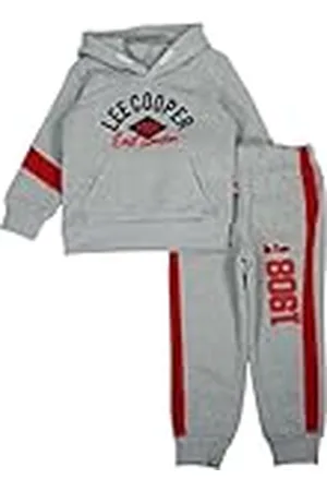 Lee Conjunto de 2 piezas, Suéter + Joggers, Niños, (2 a 8 años), Unisex, Niño, Niña, Suave, Lindo, Cálido, Sudadera + Pantalón, Modelo GLC2545 JOG KIDS S3-3A