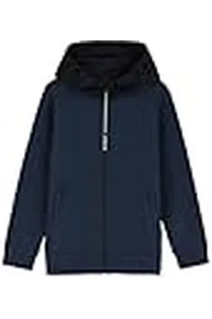 ECOALF Sudadera Niño Sazbialf, de Algodón y Poliéster, Tejido Reciclado, Sudadera Algodón Niño, Sudadera con Cremallera, Sudadera Básica, Talla 14 años, Color