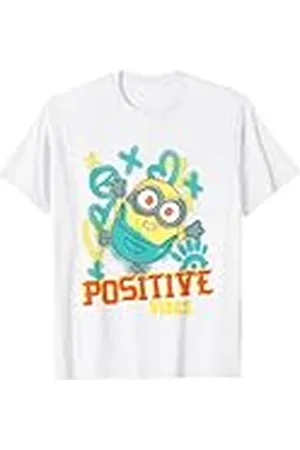 Minions Positive Vibes Retro Graffiti Tom The Minion Camiseta