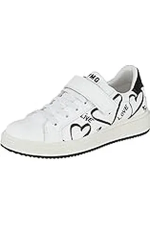 Primigi Colin, Zapatillas de Gimnasio Mujer, Blanco/Negro, 34 EU