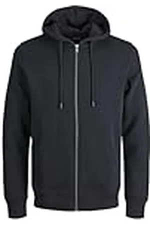 JACK & JONES Jjebradley Sweat Zip Hood Noos Pls Sudadera con Capucha, , 5XL Grande para Hombre