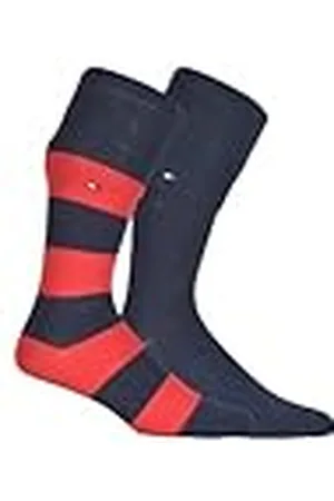 Tommy Hilfiger 342021001 Calcetines, Hombre, Rojo (Original 085), 43/46 (Tamaño del fabricante:043)