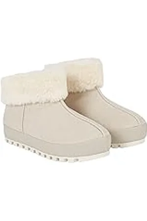 Calvin Klein Jeans Mujer Zapatillas para estar en casa Home Anke Slipper Calentitas, Marfil (Eggshell/Creamy White), 37 EU
