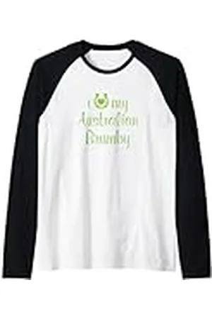 Hip I Love My Australian Brumby Horse Equestrian Show Trainer Camiseta Manga Raglan