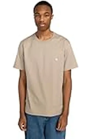 Element Icon Embroidery - Camiseta de Manga Corta - Hombre - Beige